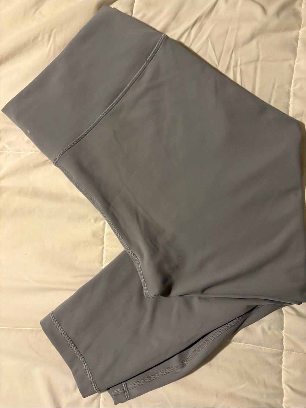 Lululemon Gray High Rise Crop Capri Leggings Athletic Yoga Pants